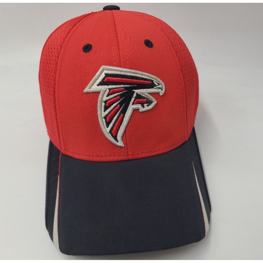 Vintage‎ Atlanta Falcons Reebok Adjustable Hat Cap Nylon Blend Men NFL Red Black